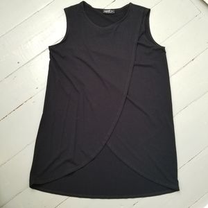 Miik Black Bamboo Criss Cross Tank Top